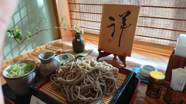 「二八   田舎もりそば〔大盛り〕1200円」@そば処 倉乃の写真
