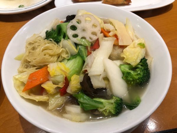 「野菜タンメン1134円」@中国家庭料理 チャイニーズ 青菜 あみプレミアムアウトレット店の写真