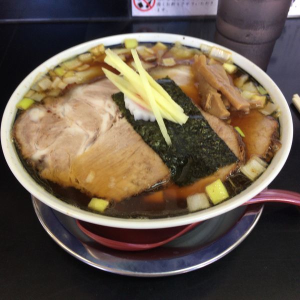 「ワンタン麺 チャーシュー」@中華そば 亀喜屋の写真