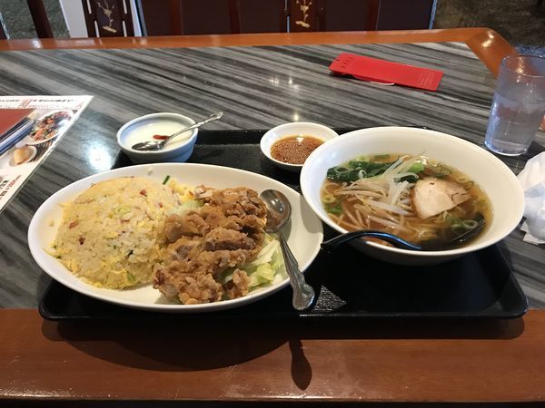 「油淋鶏チャーハンAセット」@酔香園 新館の写真