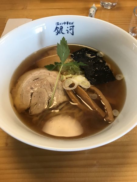 「中華そば」@温もり中華そば 銀河の写真