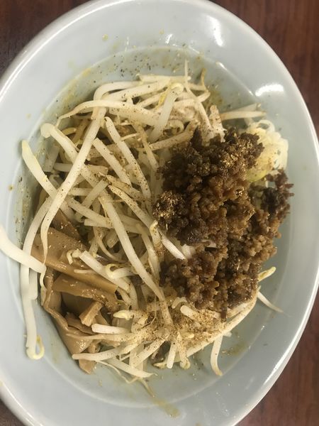 「やみつき汁なし坦々麺」@ガットコ食堂 大の写真