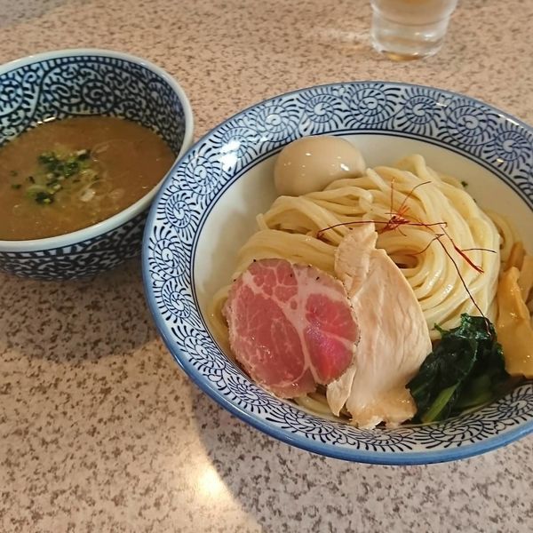 「鯛白湯つけそば 味玉」@麺処 かつ善の写真