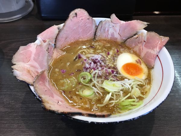 「TORI豚白湯チャーシュー麺950」@拉麺 水輝の写真