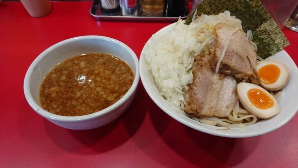 「つけめん 中 ニンニク タマネギ」@ラーメン 豚珍の写真