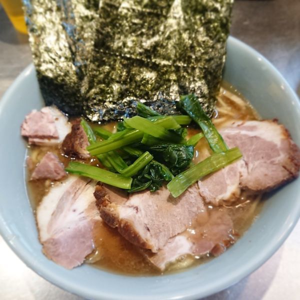 「チャーシューメン 並＋玄米ごはん」@とんこつラーメン 藤参の写真