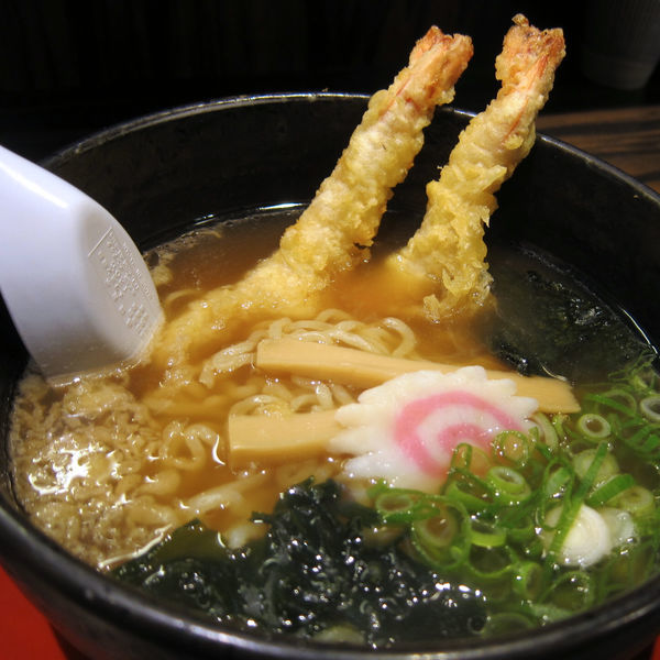 「博多えび天ラーメン 810円」@唐八の写真