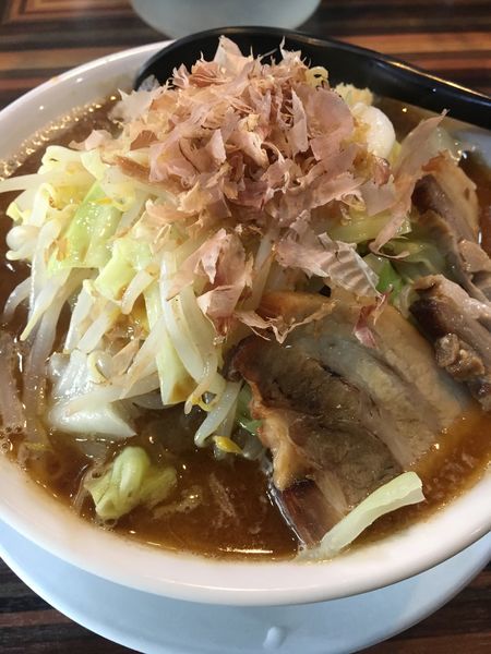 「味噌ラーメン¥750」@ラーメン・つけ麺 笑福 大阪西中島店の写真