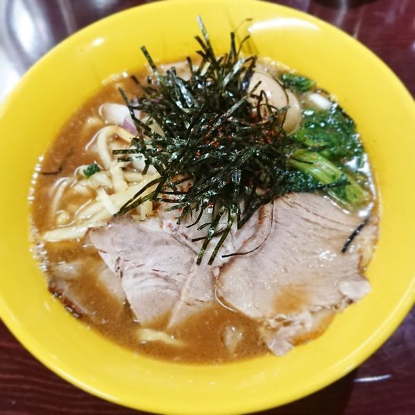 「【限定】伊勢海老煮干しらーめん＋全部のせ＋鮭明太ごはん」@らーめん 惠本将裕の写真