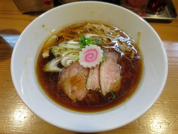 「鴨中華そば ８３０円」@はりけんラーメン 南店の写真