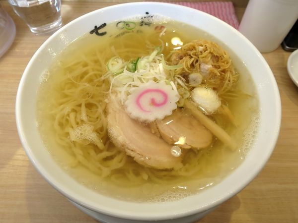 「生姜らーめん ７５０円 ※麺硬め」@しょうがラーメン七の庫の写真