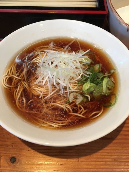 「かけ【醤油】」@らーめん芝浜の写真