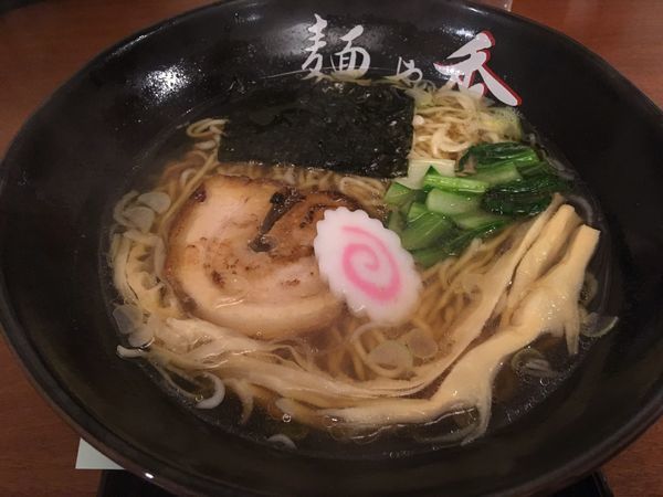 「淡麗中華そば750円(大盛+100円)」@麺や秀の写真