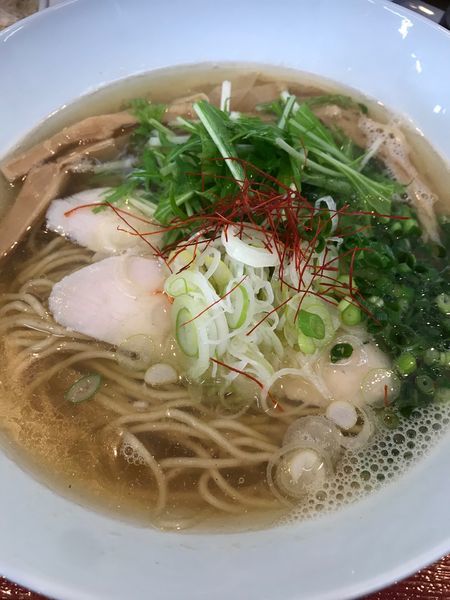 「塩らぁめん」@麺や 流れ星の写真