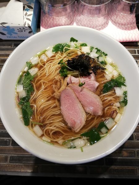 「限定　鴨そば850円クーポン大盛」@noodles kitchen GUNNERS 新丸子店の写真