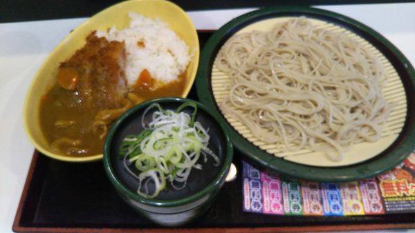 「得セット ミニカツカレーセット」@ゆで太郎 錦町店の写真