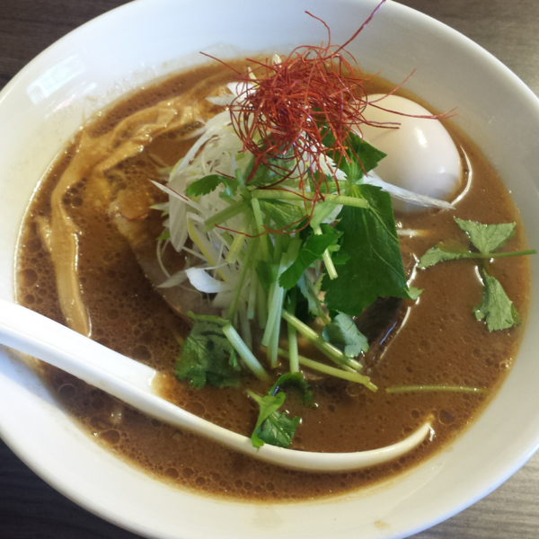 「味噌そば850円味玉100円(ラーパス50円バック)」@花笑み中華そば かれんの写真