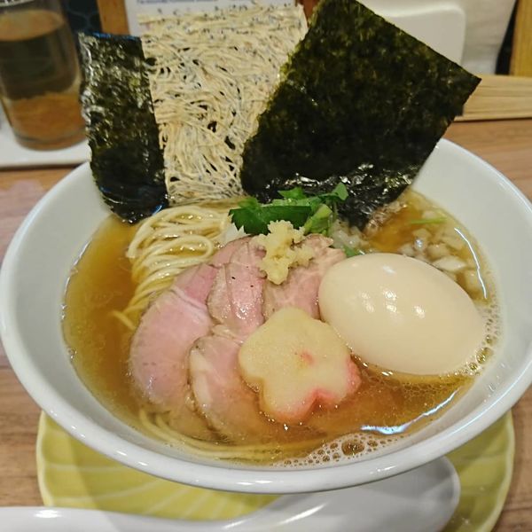 「特製生姜煮干しソバ」@中華ソバ 篤々 TOKU-TOKUの写真