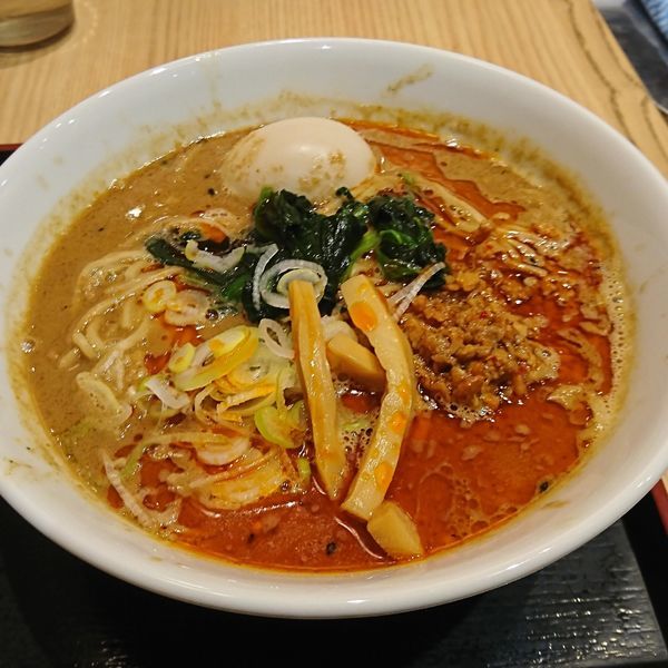 「担々麺 味玉」@舎鈴 プレナ幕張店の写真