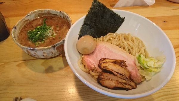 「特製濃厚つけめん」@自家製麺ばくばくの写真