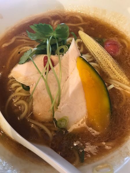 「鶏白湯味噌SOBA  辛味トッピング 1,030円」@銀座 篝 アトレ浦和店の写真