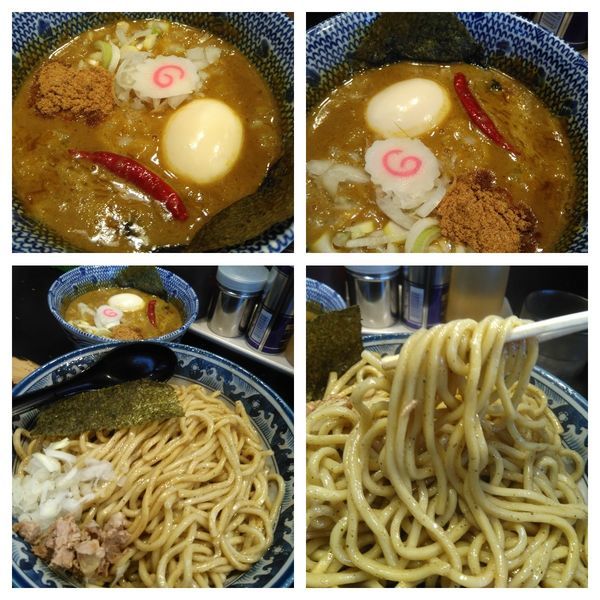 「和えつけ麺カレー（和え煮干し）特盛」@狼煙 〜NOROSHI〜の写真
