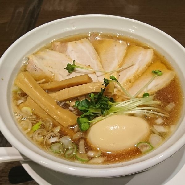 「特製中華そば」@濃厚つけ麺 茜堂の写真