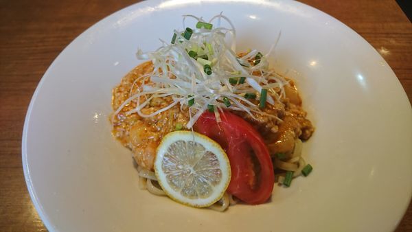 「冷製汁なしエビタンタン麺」@寿製麺よしかわ 川越店の写真