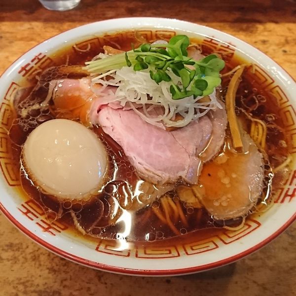 「味玉チャーシュー中華そば」@中華そば しば田の写真