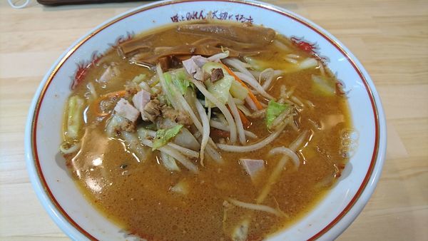 「味噌ラーメン 玉子トッピング」@藤田屋の写真