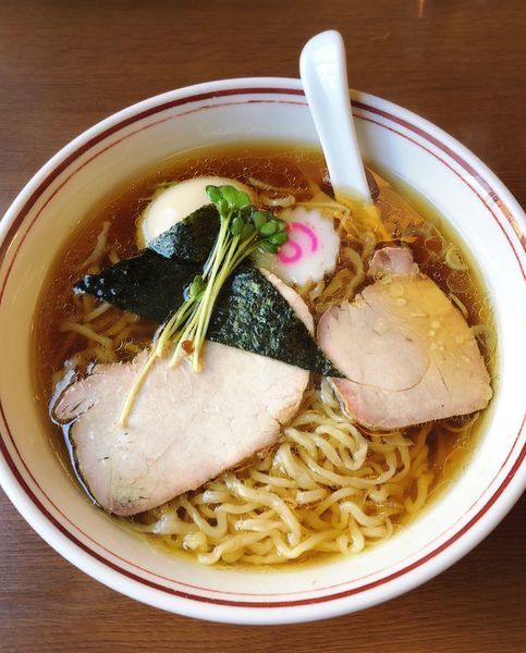 「玉子入り中華そば」@白河手打ち中華 孫市の写真