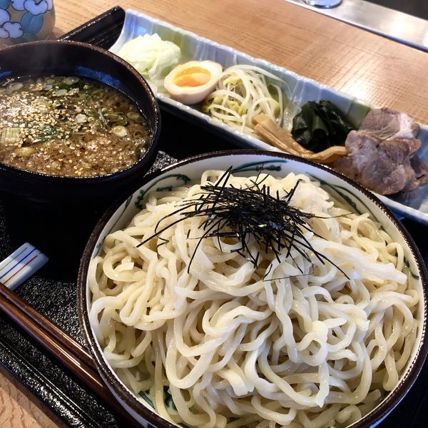 「和風つけ麺（大盛り）」@お料理 わ可ばの写真