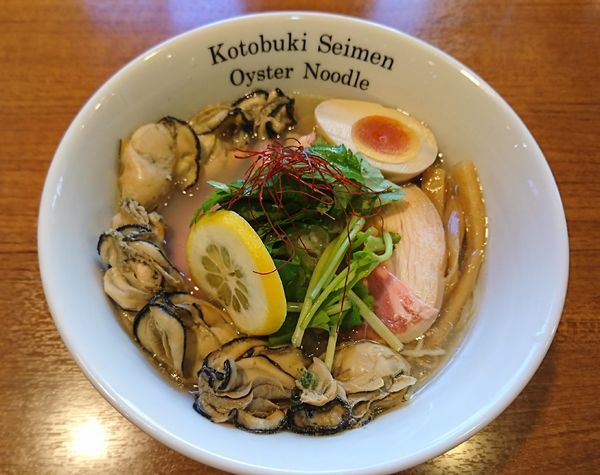 「カキそば特製(1130円)」@寿製麺よしかわ 川越店の写真