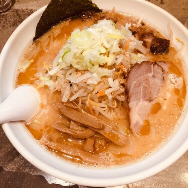 「濃厚味噌 半麺 880円」@麺屋大斗 堀留町店の写真