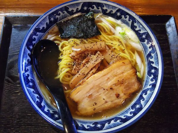 「王様中華そば￥780」@麺匠 佐蔵 佐久店の写真