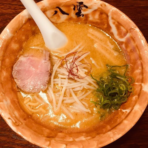 「味噌ラーメン 半麺」@麺匠 八雲 本店の写真