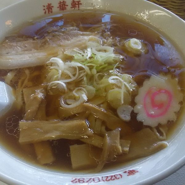 「ラーメン 手打ち麺」@清華軒の写真