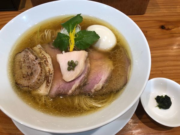 「【土日限定】琥珀Laboそば1200円」@麺LABOひろの写真