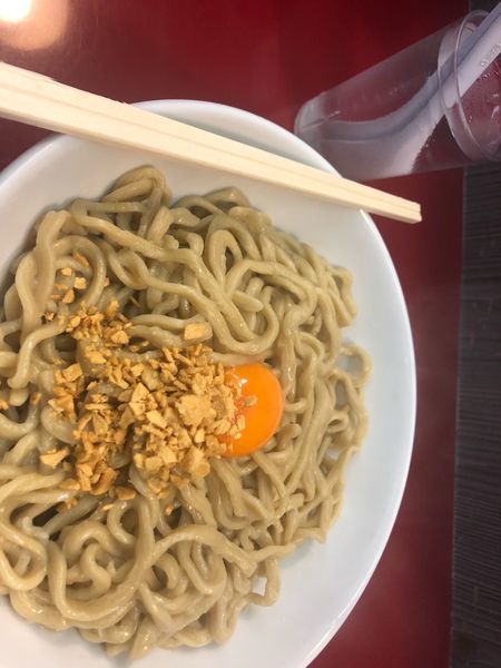 「塩油そば」@まぜそば油そば専門店 雷音の写真