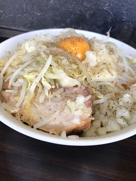 「まぜそば 900円」@らーめん虎丸の写真
