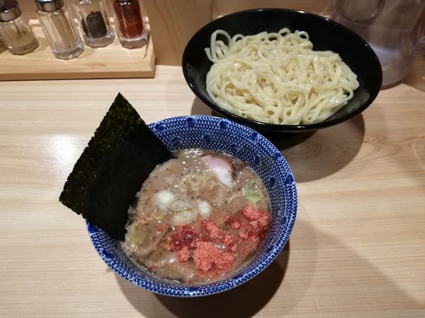 「濃厚カニ海老豚骨つけめん（1/3限定）」@頑者の写真