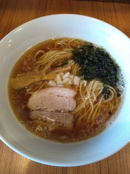 「ラーメン (バラ海苔ごはんセット) 600円」@麺＆cafe Coi.Coi.の写真