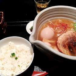銀笹ラーメン（白醤油）+半鯛飯