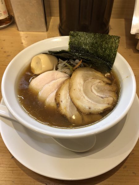 「特製平子煮干そば」@新橋 纏 京王高幡SC店の写真