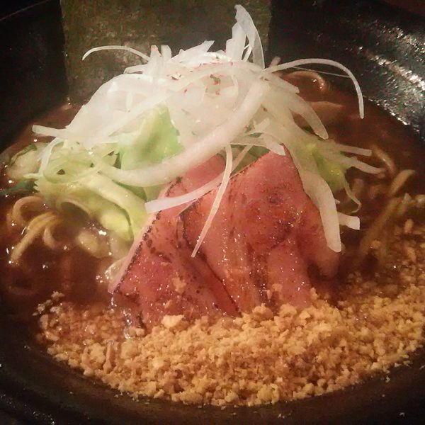 「焦がし特濃 揚げにんにくチップス」@麺家 うえだの写真