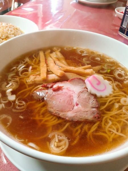 「ラーメン定食」@岩手屋の写真