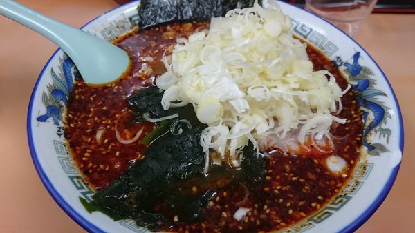 「地獄ラーメン極上3 ネギ薬味」@地獄ラーメン 田中屋の写真