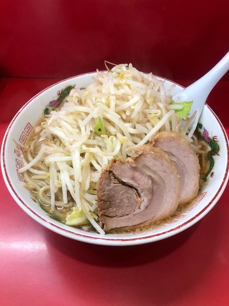 「ラーメン（ニンニク無し、野菜増し）」@赤ひげラーメンの写真