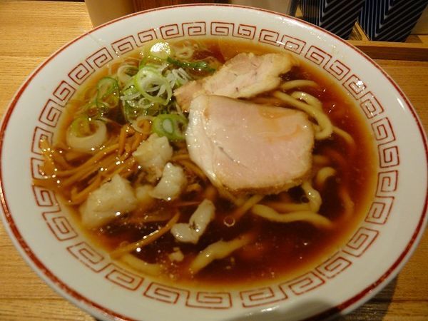 「醬油ラーメン小600円」@超多加水自家製手揉み麺 きたかた食堂の写真