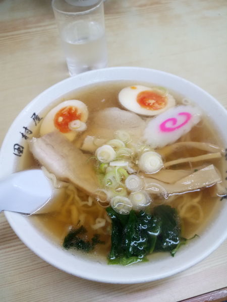 「煮玉子白湯そば」@地球の中華そばの写真